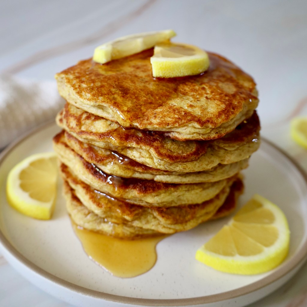Lemon Cottage Cheese&nbsp;Pancakes